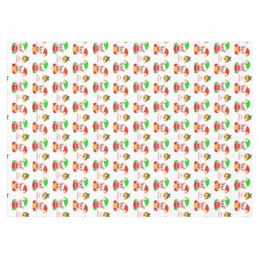 Nappe Elfe de Noël blanc (Devant (Horizontal))