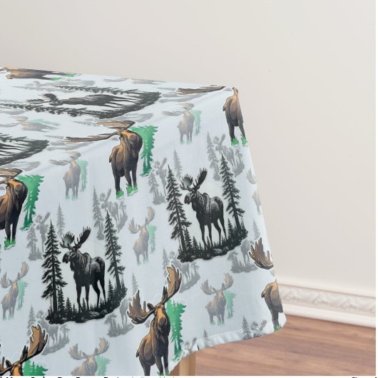 Nappe Elk Moose Antlers Deer Design Motif