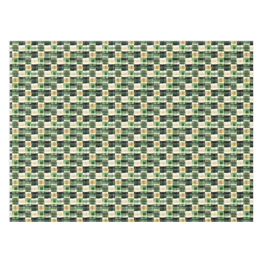 Nappe Emerald Patchwork Plaid (Devant (Horizontal))