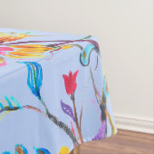 Nappe Émeute fleur sauvage 52" x 70" (In Situ)