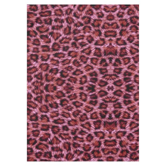 Nappe empreinte de guépard rose (Devant)