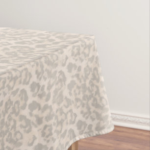 Nappe Empreinte de léopard beige.