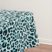 Nappe Empreinte de léopard bleu Turquoise élégant (In Situ)