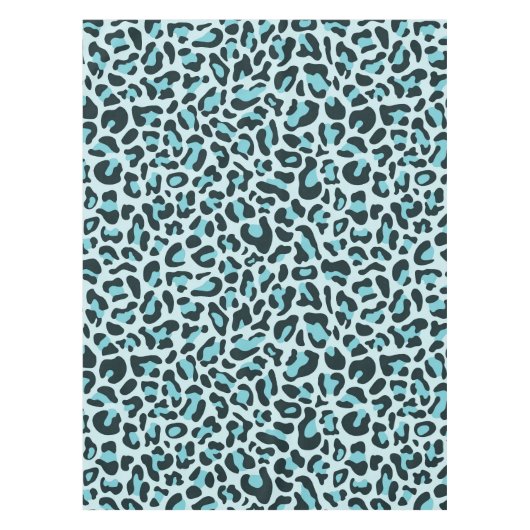 Nappe Empreinte de léopard bleue (Devant)