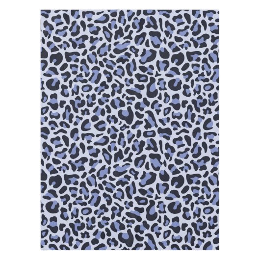 Nappe Empreinte de léopard bleue (Devant)