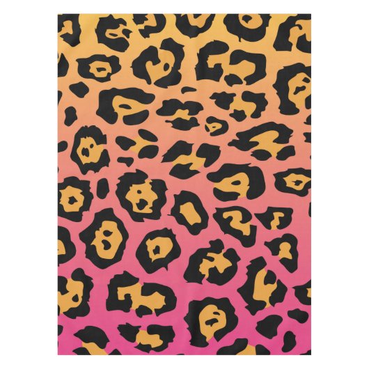 Nappe Empreinte de léopard coloré (Devant)