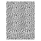 Nappe Empreinte de léopard noir et blanc (Devant)