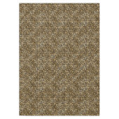 Nappe Empreinte de léopard noir glam or (Devant)