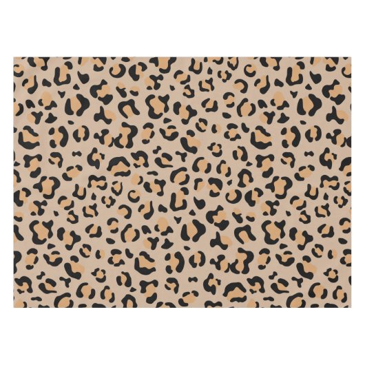 Nappe Empreinte de léopard, Spots de léopard, Leopard Br (Devant (Horizontal))