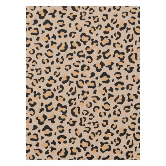 Nappe Empreinte de léopard, Spots de léopard, Leopard Br (Devant)
