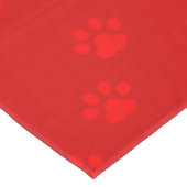 Nappe empreinte de patte de chats de noël (Angle)