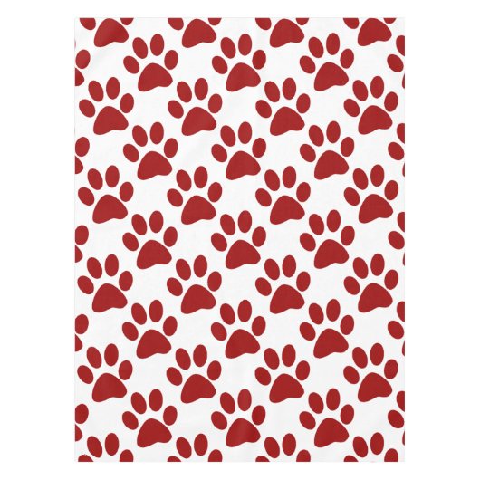 Nappe Empreinte de patte rouge (Devant)