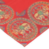 Nappe Empreinte d'éléphants d'Inde orientale (Angle)