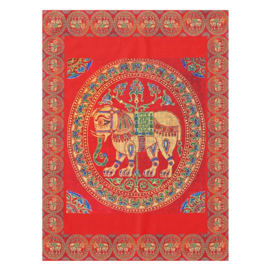 Nappe Empreinte d'éléphants d'Inde orientale (Devant)