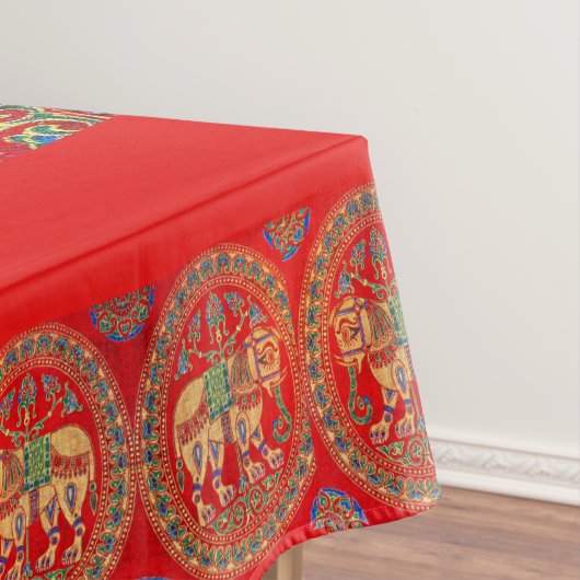 Nappe Empreinte d'éléphants d'Inde orientale (In Situ)