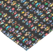 Nappe empreintes de pattes colorés (Angle)