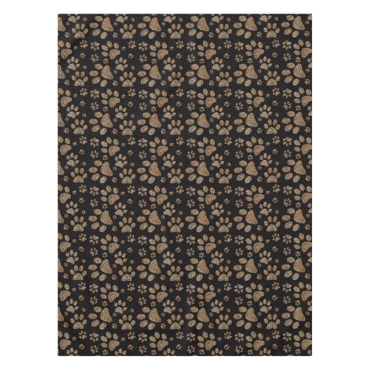 Nappe Empreintes de pattes de tache de léopard (Devant)