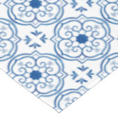 Nappe en carrelage bleu portugais (Angle)