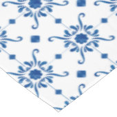 Nappe en carrelage bleu portugais (Angle)