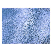 Nappe en coton abstrait bleu, 132cmx178cm (Devant (Horizontal))