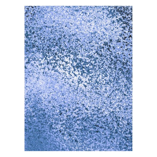 Nappe en coton abstrait bleu, 132cmx178cm (Devant)
