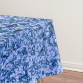 Nappe en coton abstrait bleu, 132cmx178cm (In Situ)