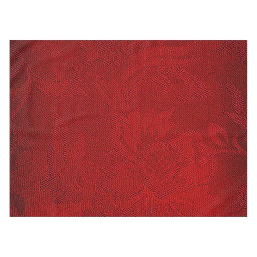 Nappe en coton damassé rouge (Devant (Horizontal))