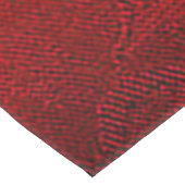 Nappe en coton damassé rouge (Angle)