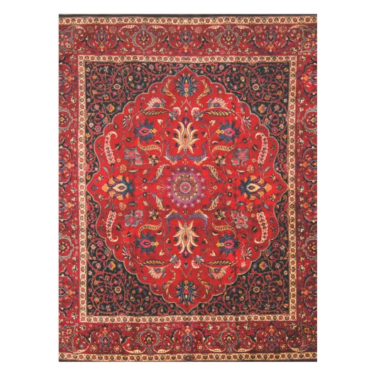 Nappe en coton de tapis roumain (Devant)