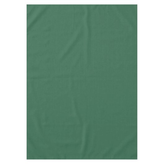 Nappe en coton vert de forêt, 52 po x 70 po (Devant)