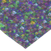 Nappe en coton violette à pensées 52x70 (Angle)