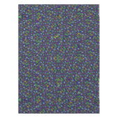 Nappe en coton violette à pensées 52x70 (Devant)