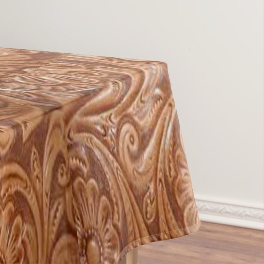 Nappe en cuir usinée occidentale d'impression (In Situ)