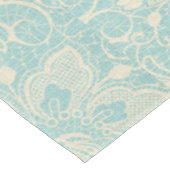 Nappe en dentelle bleue turquoise (Angle)