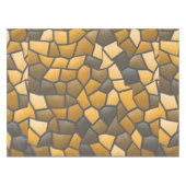 Nappe en mosaïque Brown et or (Devant (Horizontal))