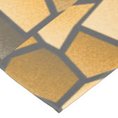 Nappe en mosaïque Brown et or (Angle)