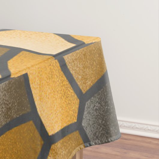 Nappe en mosaïque Brown et or (In Situ)