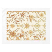 Nappe en treillis floral Art Déco or (Devant (Horizontal))