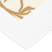 Nappe en treillis floral Art Déco or (Angle)