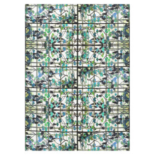 Nappe en verre souillé de vignoble de raisins de