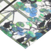 Nappe en verre souillé de vignoble de raisins de (Angle)