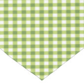 Nappe En vichy blanc vert (Angle)