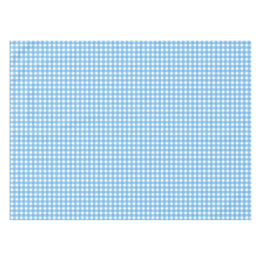 Nappe En vichy bleu ciel (Devant (Horizontal))