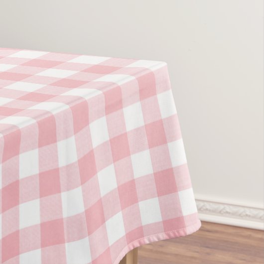 Nappe En vichy rose et blanc (In Situ)