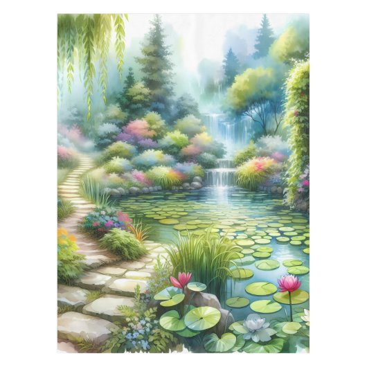 Nappe Enchanted Waterfall Garden Lily Pond (Devant)