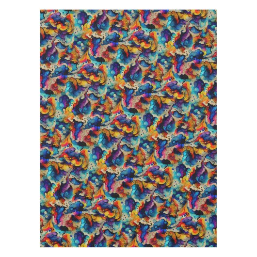 Nappe Encre liquide colorée Abstraction (Devant)