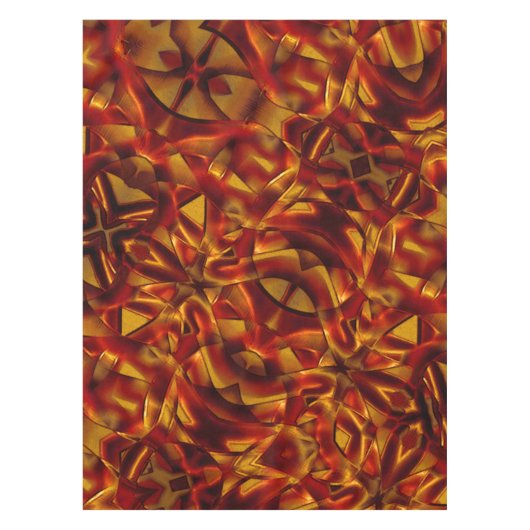 Nappe Entrelacement de cravates orange brûlés, effet scu (Devant)