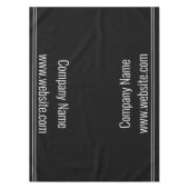 Nappe Entreprise Noir et Blanc Nom Modèle (Devant)