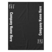 Nappe Entreprise Noir et Blanc Nom Votre logo (Devant)