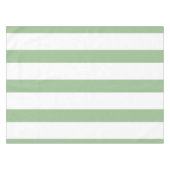 Nappe Épais rayures vertes et blanches (Devant (Horizontal))